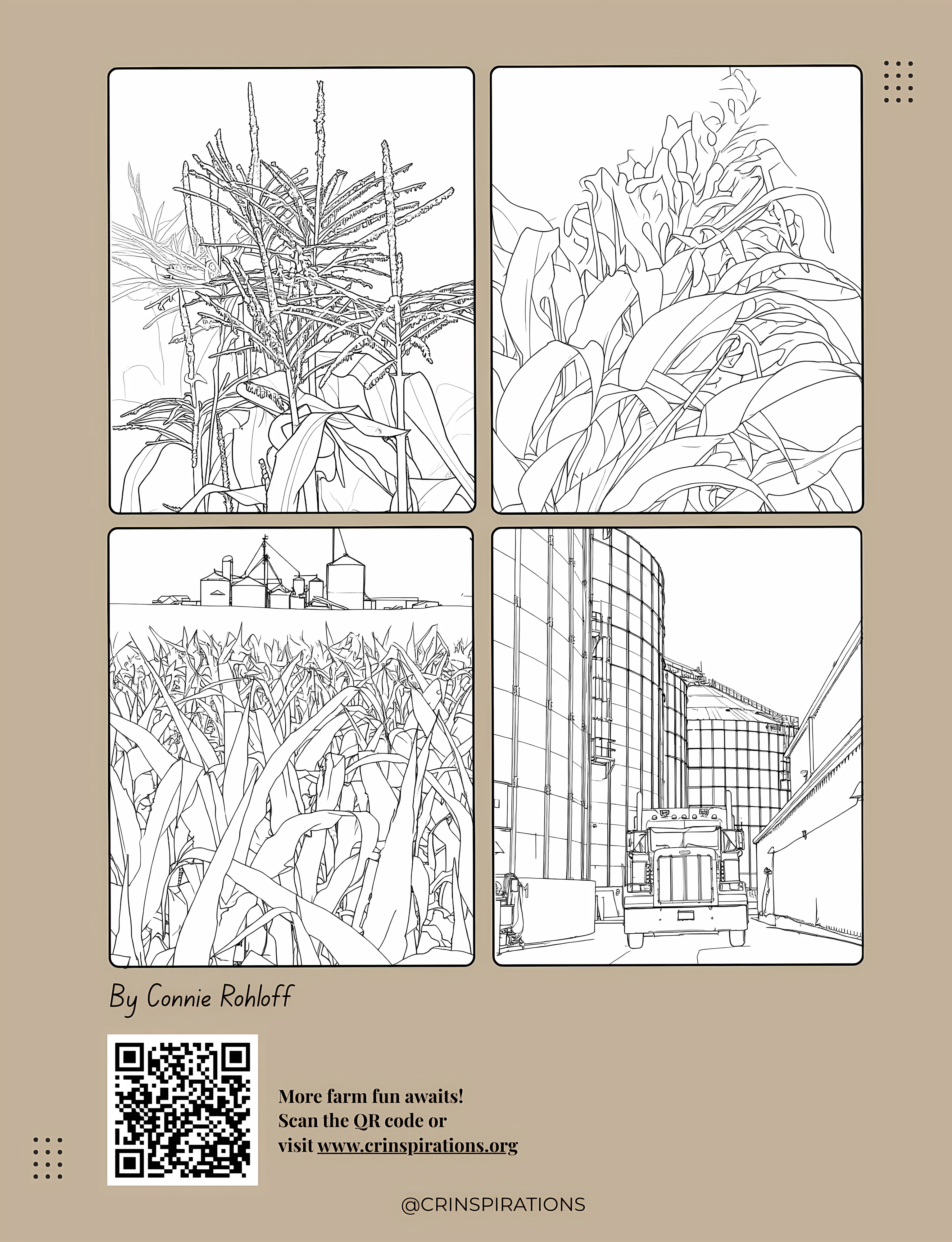 Harvest: From Field to Bin - Coloring Book